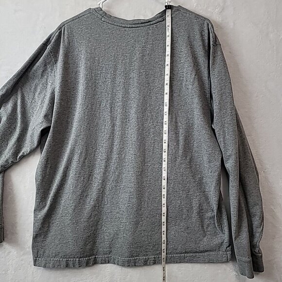 Eddie Bauer Men's Long Sleeve Shirt Size XL Crew Neck Pullover Knit Gray Outdoor - Picture 6 of 13